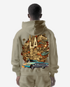 G West La Culture Black Heavy Premium Oversize Hoodie