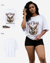 Angel Statue Streetwear Oversized T-Shirt