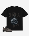 Enigma Black Rose Oversized T-Shirt