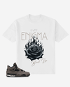 Enigma Black Rose Oversized T-Shirt