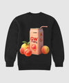 G West Atlanta Peach Fleece Crewneck With Invisible Zippers