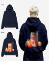 G West Atlanta Peach Heavy Premium Oversize Hoodie