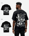 G West Connected All The Time Premium Oversized Tee Front And Back Print