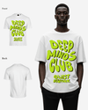 G West Deep Minds Club Oversized Tee