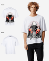 G-WEST DOUBLE FACED OVERSIZED TEE