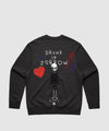 G West Drunk In Sorrow Heavy Premium Crewneck