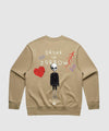 G West Drunk In Sorrow Heavy Premium Crewneck
