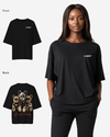 G West Family Black Oversized Tee -WOMEN