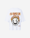 G West Fire Smile Lifestyle Oversized Tee - WOMEN