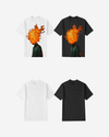 G West Flame Head Black tee