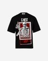 G-WEST G CHAOS OVERSIZED TEE