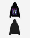 G West Game of G Purple Black Oversize Hoodie