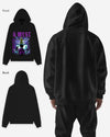 G West Game of G Purple Black Oversize Hoodie