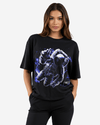 G West Heavy Weight Galaxy Premium Oversized Tee - WOMEN