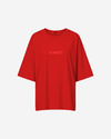 G West Heavyweight Logo Wear Oversized T-Shirt - WOMEN
