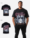 G West Mens Chasing Dreams Premium Oversized Tee Front And Back Print