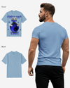 G West News Paper light Blue Tee