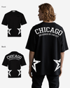 G West Oversized Chicago Arch Logo Tee