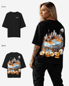 G WEST OVERSIZED CHICAGO CAKE TEE -WOMEN