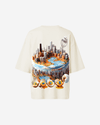 G WEST OVERSIZED CHICAGO CAKE TEE -WOMEN