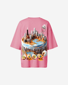 G WEST OVERSIZED CHICAGO CAKE TEE -WOMEN