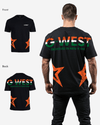 G West Oversized Cricket India Arch Logo T-Shirt