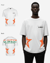 G West Oversized Cricket India Arch Logo T-Shirt