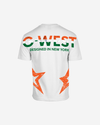 G West Oversized Cricket India Arch Logo T-Shirt