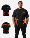 G West Oversized Cricket India Arch Logo T-Shirt