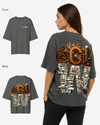 G WEST OVERSIZED DETROIT MOTORCITY T-SHIRT - WOMEN