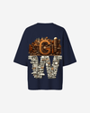 G WEST OVERSIZED DETROIT MOTORCITY T-SHIRT - WOMEN
