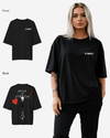 G West Oversized Drunk In Sorrow Tee - WOMEN