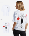 G West Oversized Drunk In Sorrow Tee - WOMEN