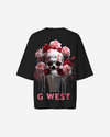 G West Oversized Ice Cream Skull Tee -WOMEN