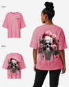 G West Oversized Ice Cream Skull Tee -WOMEN