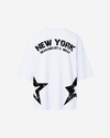 G West Oversized New York Arch Logo Tee  - WOMEN