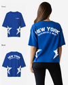 G West Oversized New York Arch Logo Tee  - WOMEN