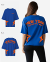 G West Oversized New York Arch Logo With Star Tee - WOMEN