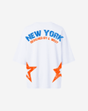 G West Oversized New York Arch Logo With Star Tee - WOMEN