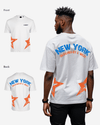 G West Oversized New York Arch Logo With Star Tee