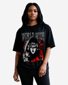 G West Oversized Old World Wide Star T Shirt -WOMEN