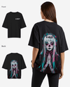 G West Oversized Praying Girl T Shirt  - WOMEN