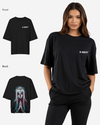 G West Oversized Praying Girl T Shirt  - WOMEN