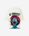 G West Oversized Premium Erupt Brain T-Shirt - WOMEN