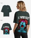 G West Oversized Premium Erupt Brain T-Shirt - WOMEN