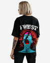 G West Oversized Premium Erupt Brain T-Shirt - WOMEN