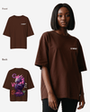 G West Oversized Purple Dragon Tee - Women