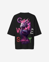 G West Oversized Purple Dragon Tee - Women