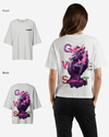 G West Oversized Purple Dragon Tee - Women