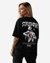G West Oversized Ripping Skeleton Tee - WOMEN